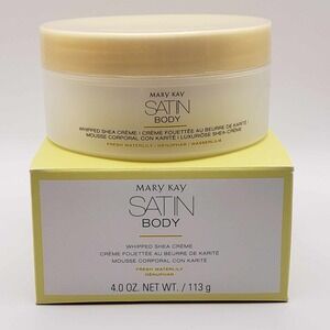 Mary Kay Satin Body Fresh Waterlily Whipped Shea Creme Limited Edition - Retired